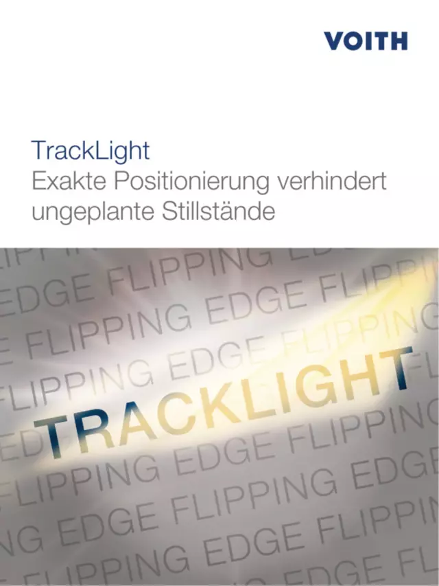 TrackLight – Exakte Position verhindert ungeplante Stillstände