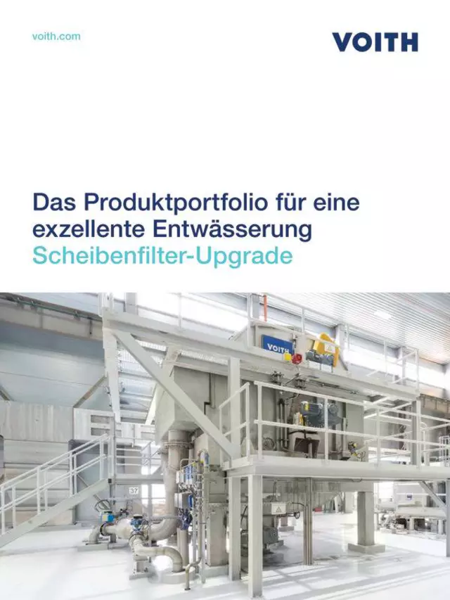 Das Produktportfolio für eine exzellente Entwässerung – Scheibenfilter-Upgrade