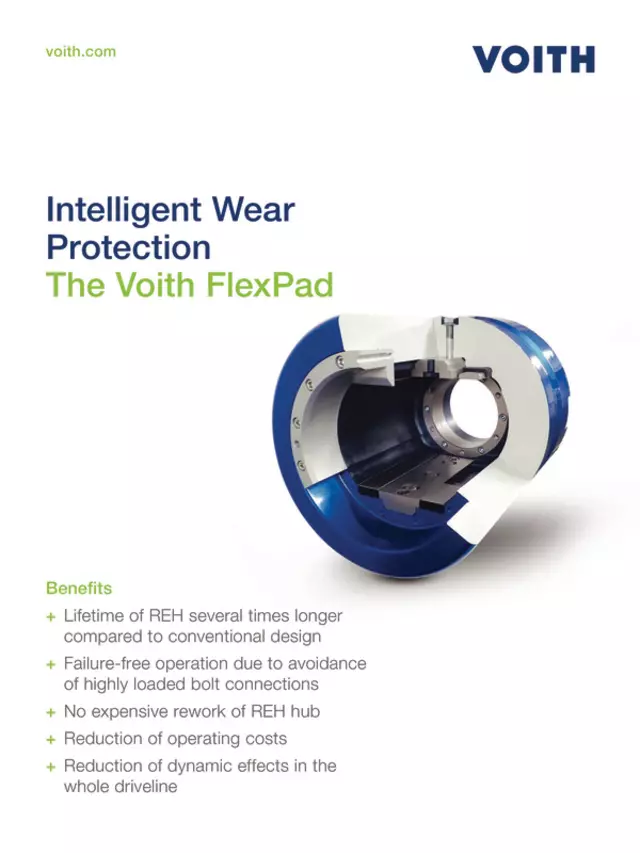 Intelligent Wear Protection | The Voith FlexPad