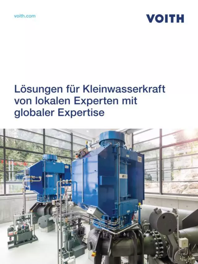 Lösungen für Kleinwasserkraft von lokalen 
Experten mit globaler Expertise