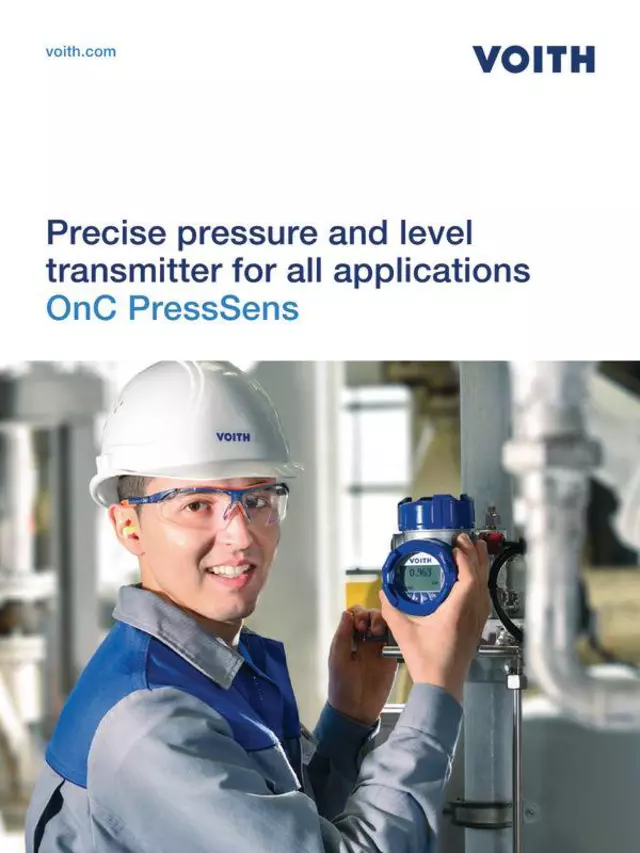 Precise pressure and level transmitter for all applications - OnC PressSens