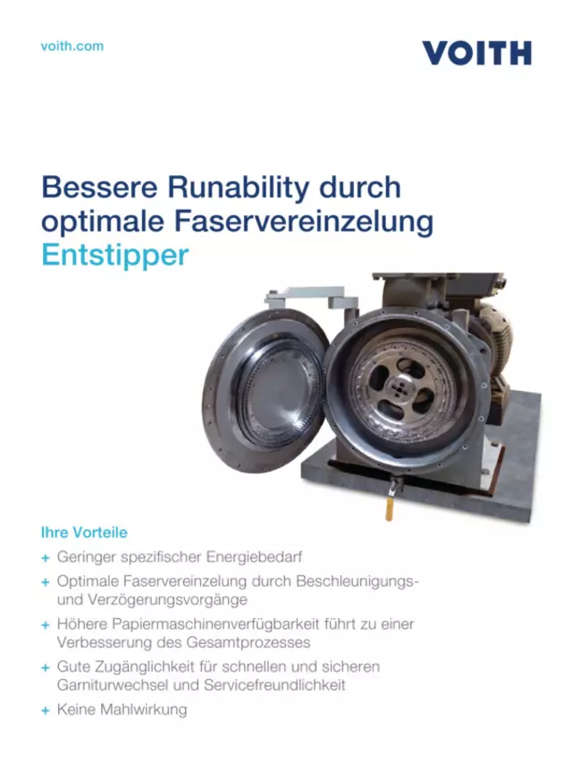 Bessere Runability durch optimale Faservereinzelung – Entstipper