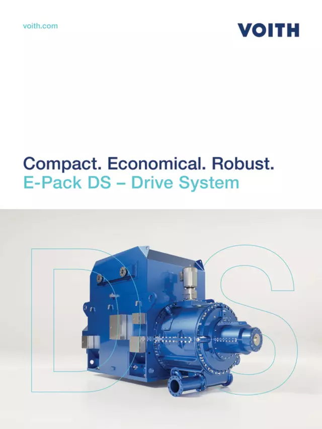 Compact. Economical. Robust. E-Pack DS – Drive System