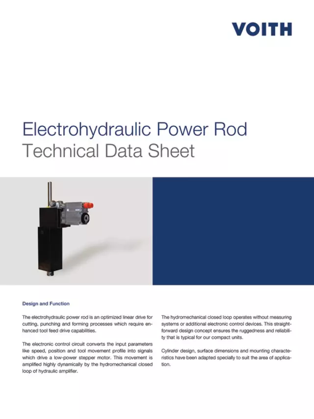 Electrohydraulic Power Rod