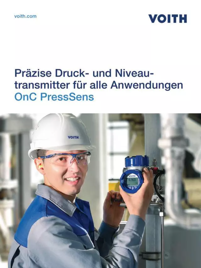 Präzise Druck- und Niveautransmitter für alle Anwendungen - OnC PressSens