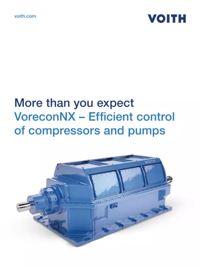 More than you expect. VoreconNX - efficient control of compressors and pumps