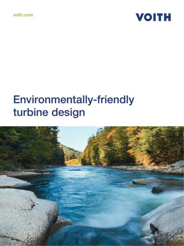 Экологичная конструкция турбины