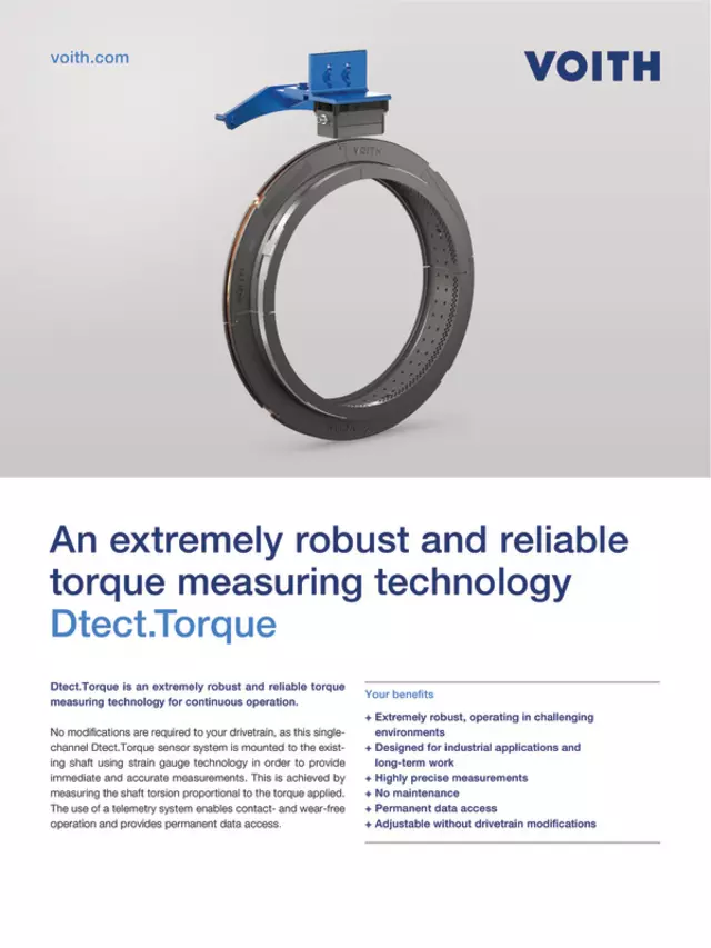 An extremely robust and reliable torque measuring technology | Dtect.Torque