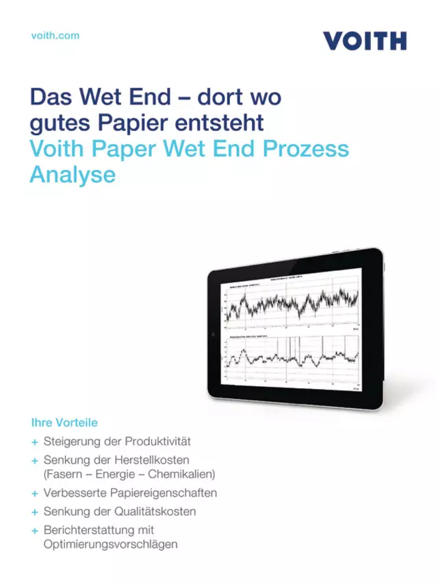 Voith Paper Wet End Prozess Analyse