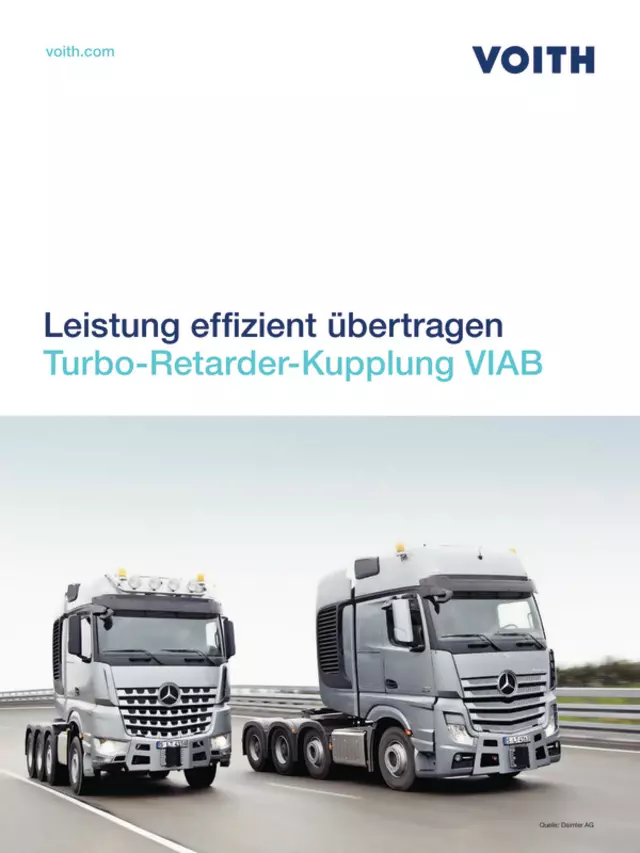 Leistung effizient übertragen | Turbo-Retarder-Kupplung VIAB