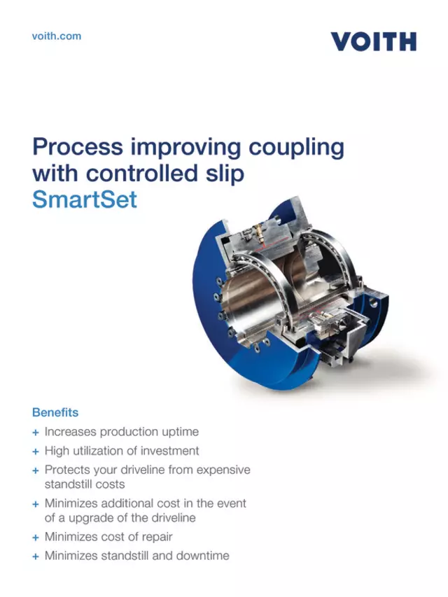 Process improving coupling with controlled slip
SmartSet 