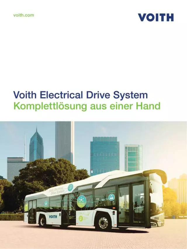 E Mobilit T Mit Dem Neuen Voith Electrical Drive System Voith