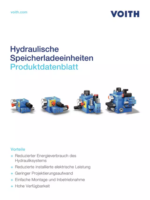 Hydraulische Speicherladeeinheiten