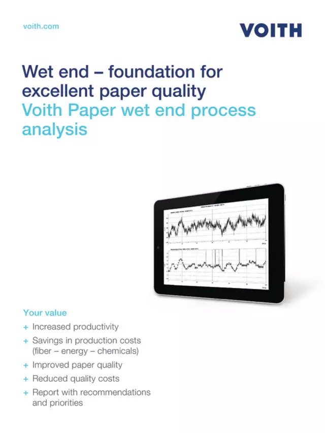 Voith Paper wet end process analysis