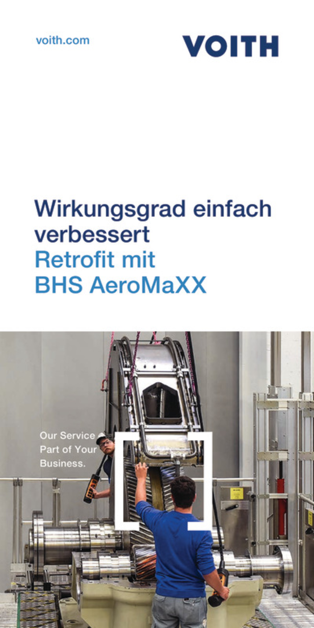 Wirkungsgrad einfach verbessert 
Retrofit mit BHS AeroMaXX