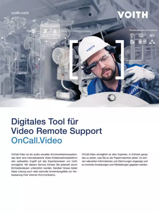Digitales Tool für Video Remote Support - OnCall.Video