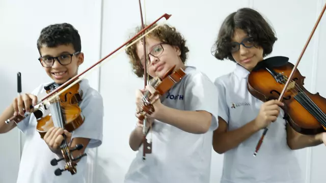 Social responsibility Voith - #VoithCares - Project sponsored by the Voith Brazil Foundation brings young people closer to classical music