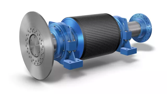 Getriebelose Förderbandtrommel