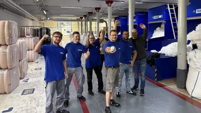 The Voith teams in Heidenheim and D&uuml;ren celebrate their success at the German Sustainability Award.