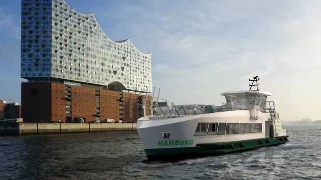 Environmentally friendly hybrid ferries