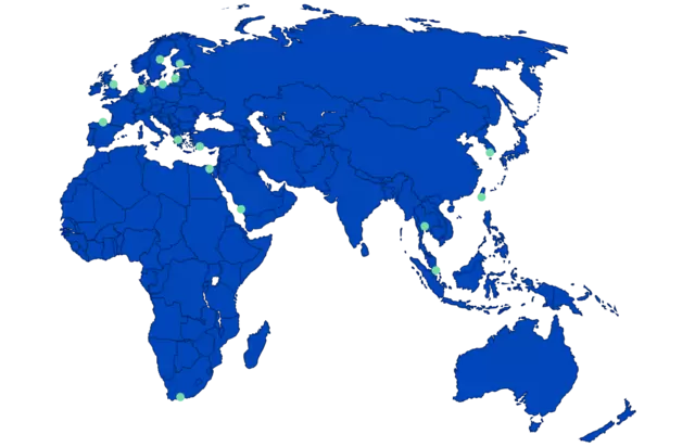 15 navies worldwide