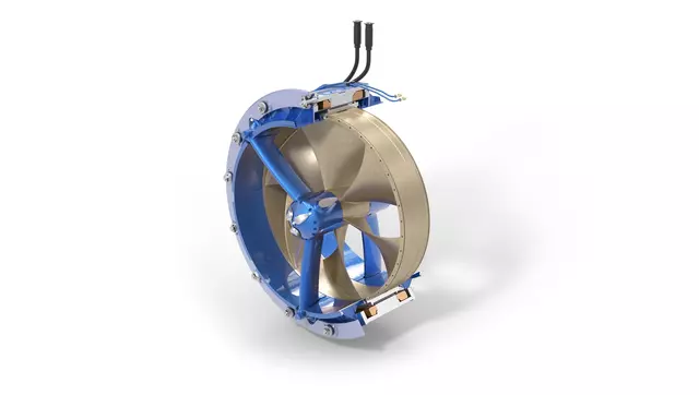 Voith Inline Thruster (VIT): Thanks to fewer vibrations and noise emissions, the maneuvering system offers a high level of comfort in maritime applications.