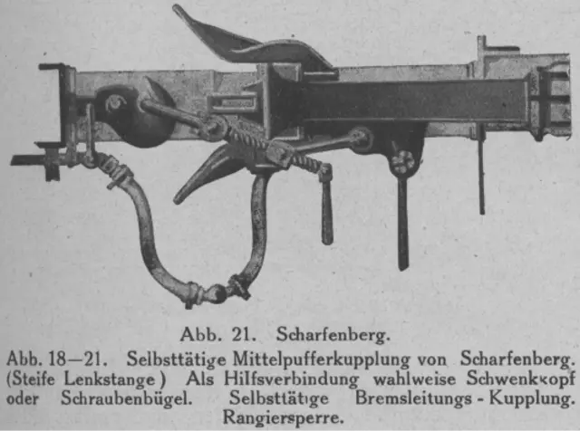 Frühe Scharfenberg-Kupplung